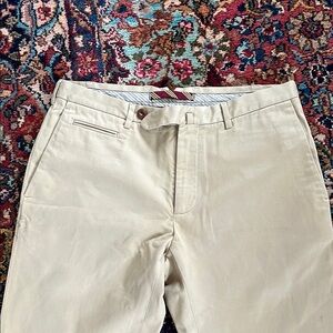 Men's Red Fleece by Brooks Brothers new never worn khaki chinos